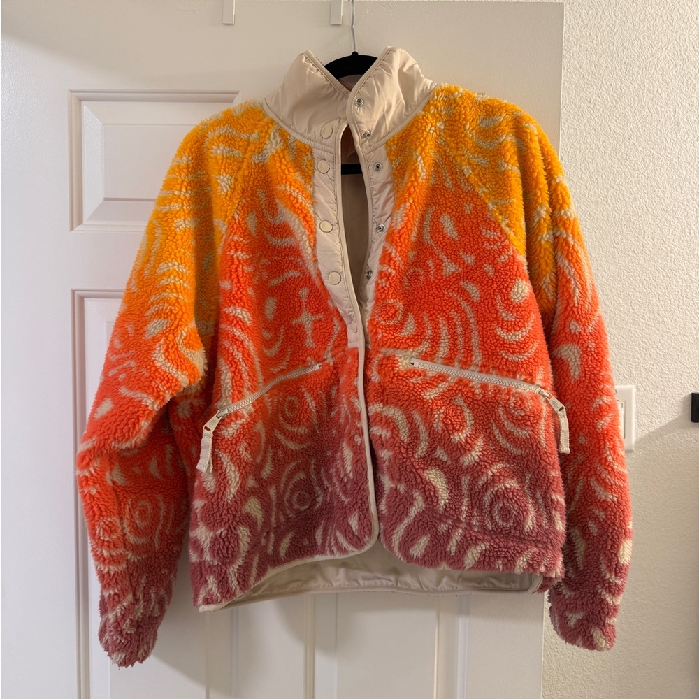 Free People Hit the Slopes Fleece - Ombré Printed - Medium